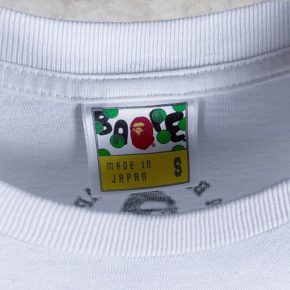 A Bathing Ape Bape T Shirt White 2009 Lemon Baby Milo Single Stitch Mens Small - Picture 7 of 7